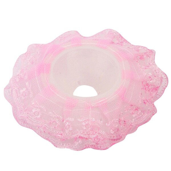 Beau Bouquet de fleurs en dentelle, garniture de collier sans support de Bouquet pour mariage, porte-Bouquet de mariée, accessoires de décoration: Pink