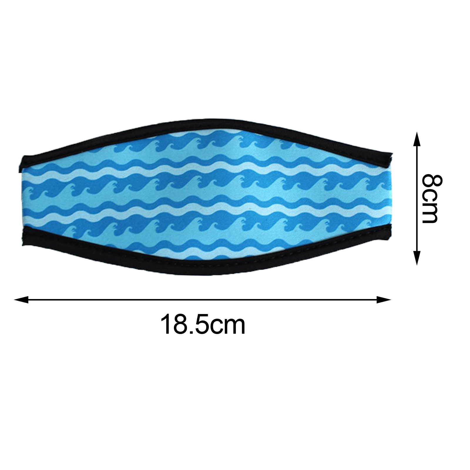 Neoprene Scuba Diving Mask Strap Cover Comfort Padded Protection Long Hair Band Equipment Gear Accessories Diving Masks Strap: Brown