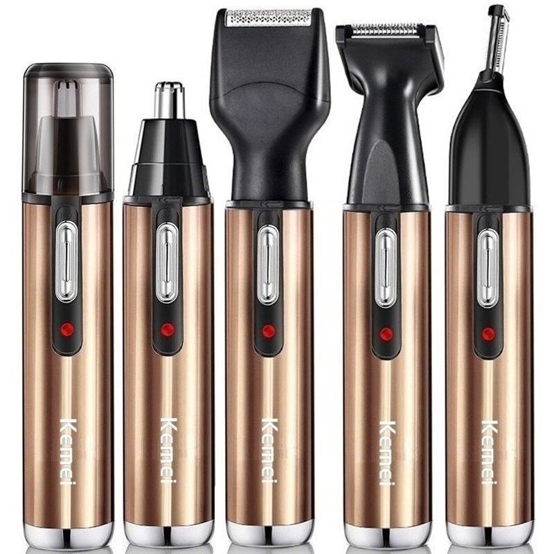 4in1 rechargeable nose trimmer beard trimer for men ear eyebrow nose hair trimmer for nose and ear
