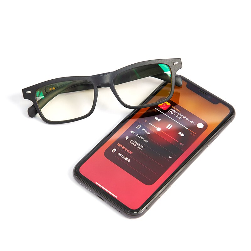 KY Smart Glasses Bluetooth Call Music Game occhiali Audio occhiali miopia personalizzati occhiali da lettura moda uomo e donna occhiali intelligenti