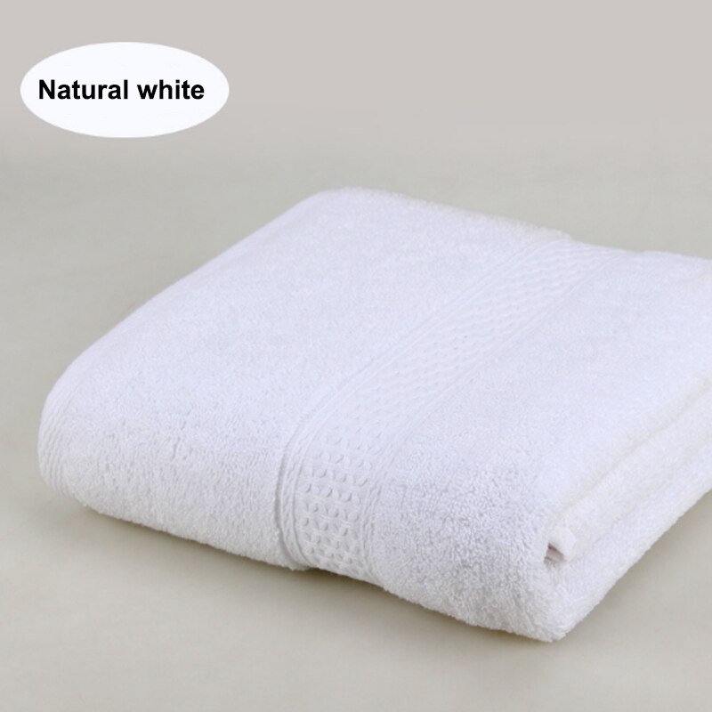 Für Erwachsene 100% Baumwolle 17 Farben 1PC Feste Schlecht Handtuch Strand Handtuch Hohe saugfähig Antibakterielle Schnell Trocknende Weichen Dicken: Weiß