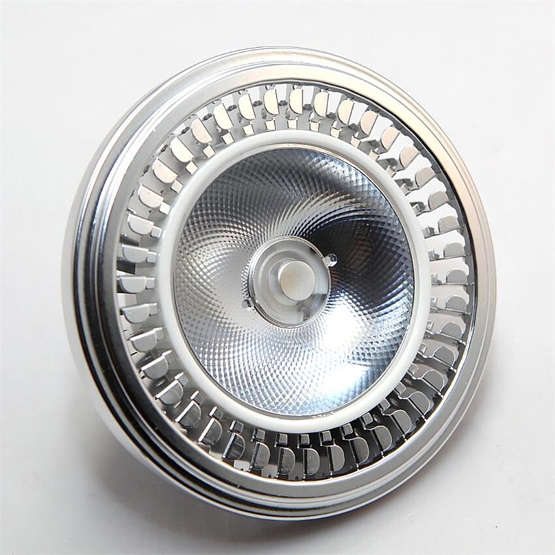 Foco LED regulable de alta potencia, 10W, 15W, bombilla LED COB, luz empotrable AR111 QR111 G53 12V 110V 220V, iluminación interior