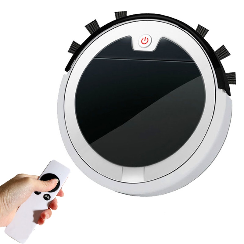 Robot aspirador 3 en 1 de 2800Pa, máquina de limpieza doméstica, Control remoto, carga inteligente, inalámbrico