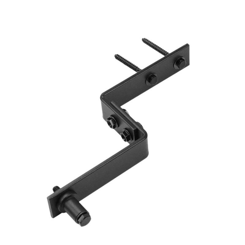 Stål bypass beslag vægmontering skydedøre stalde hardware rack del z: Default Title