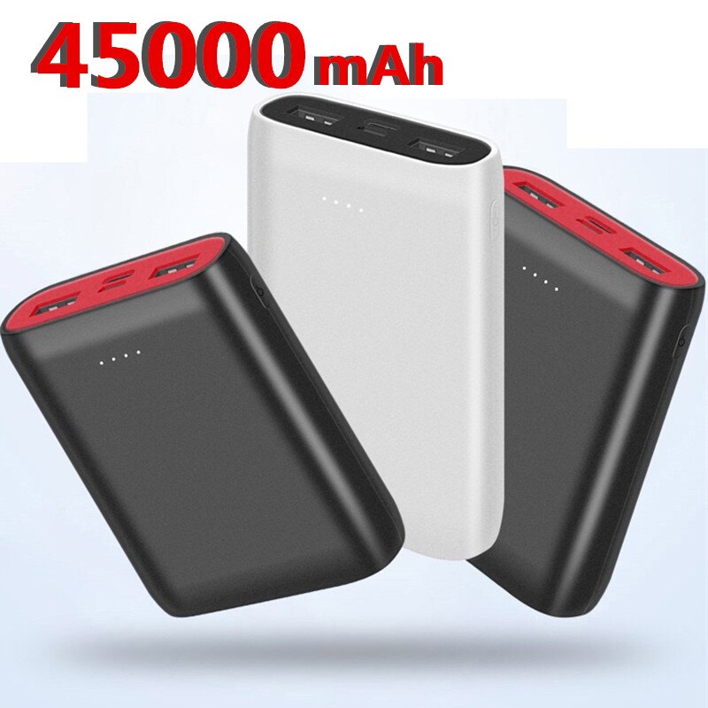 45000Mah Mini Power Bank Mobiele Telefoon Draagbare Opladen Led Digitale Display Usb Externe Batterij Power Bank Voor Xiaomi Iphone