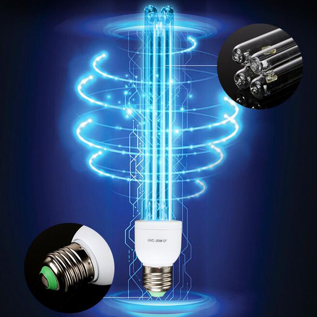 15W/20W/25W Uv Kiemdodende Lamp E27 Uv Led Lamp Huishoudelijke Desinfectie Gloeilamp: 110V-25W Ozone