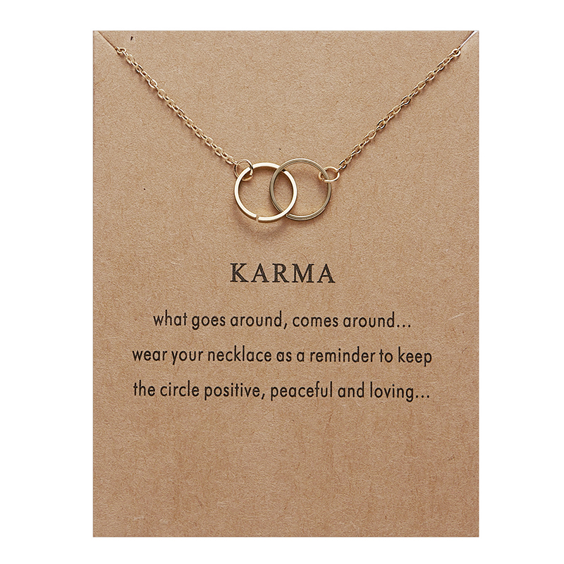 Mode Make A Wish Card Ketting Sieraden Goud Kleur Uil Veer Olifant Vleugel Eenhoorn Vlinder Hart Hanger Vrouwen Bijoux: Rose Goud Kleur