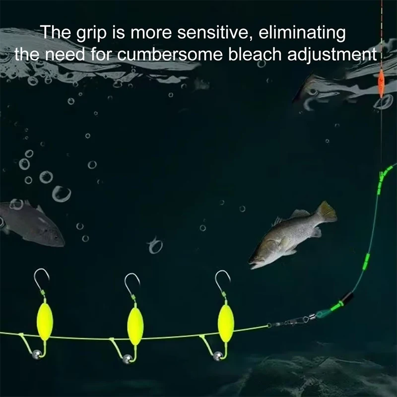 1Set Drei Reverse Haken Angeln Rig Anti-tangle Snag Beständig Split Haken Rig Süßwasser Salzwasser Angeln Zubehör