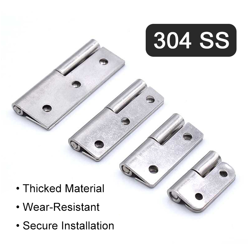 Bisagra desmontable de acero inoxidable 304, bisagra de puerta extraíble para armario, herrajes para muebles
