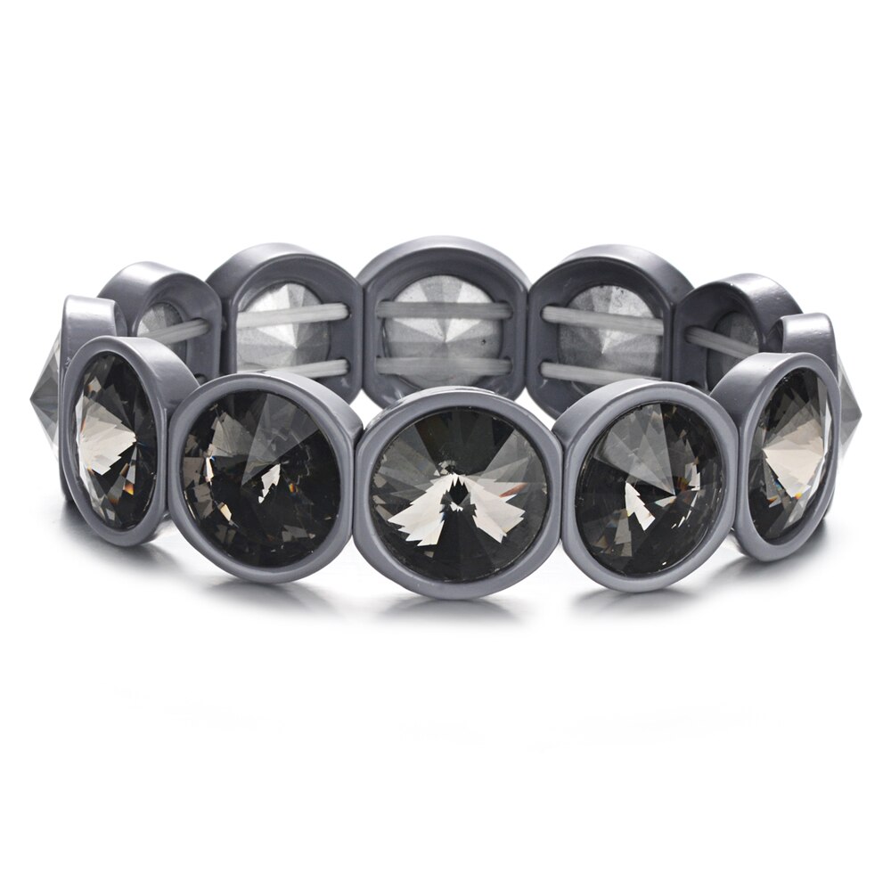 Bracelets en cristal couleur bonbon arc-en-ciel, bijoux avec trou en émail, bracelet bohème pour femme  s192