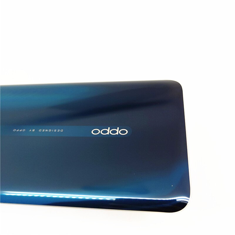 Batterij Back Cover Voor Oppo Reno 10X Zoom Batterij Cover Rear Behuizing Deur Glazen Case Vervangende Onderdelen + Sticker