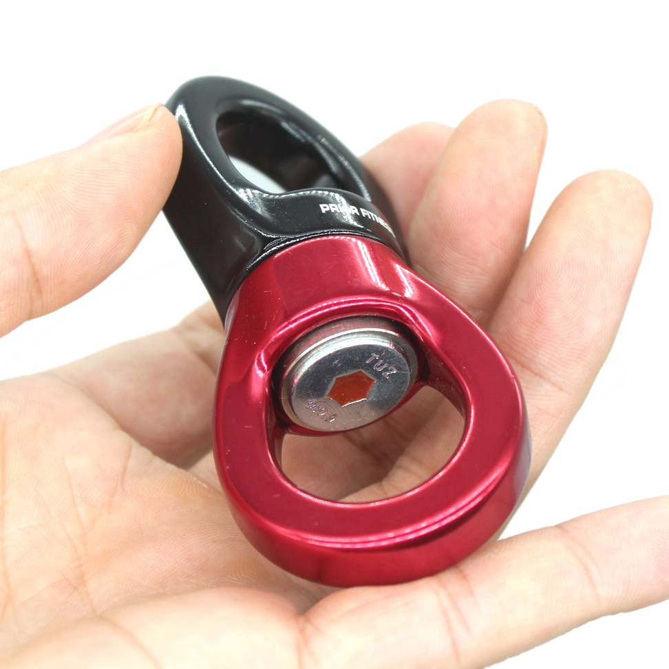 PRIOR FITNESS 35KN Rock Climbing Kit Rotational Rope Swivel Connector Mountaineering Buckleg Rock Climbing Rope For Climbing