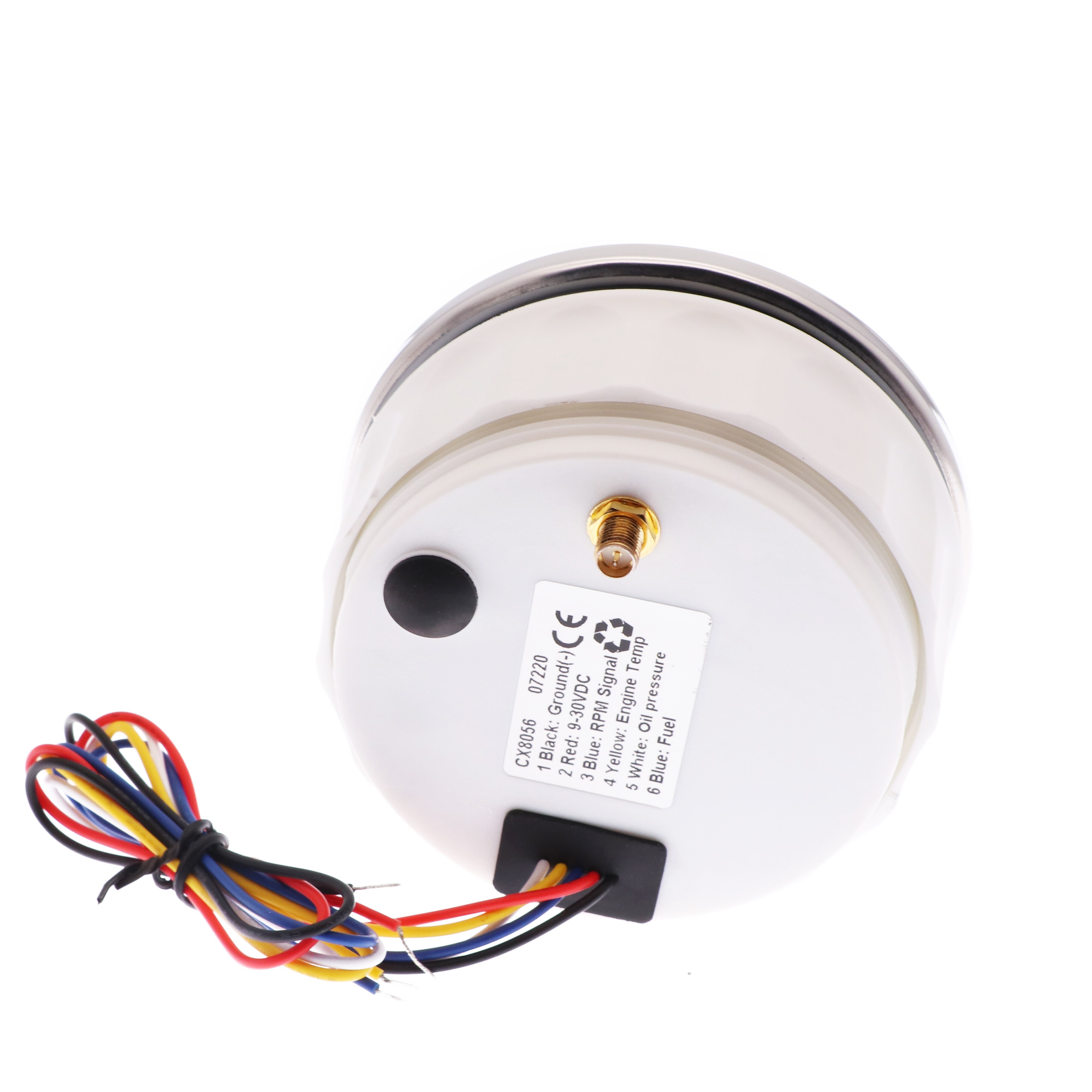 Boat Car Digital Tachometer TFT Screen 5 in 1 Multi-functional Gauge With Hours Fuel Level Water Temp Oil Pressure Meter Alarm