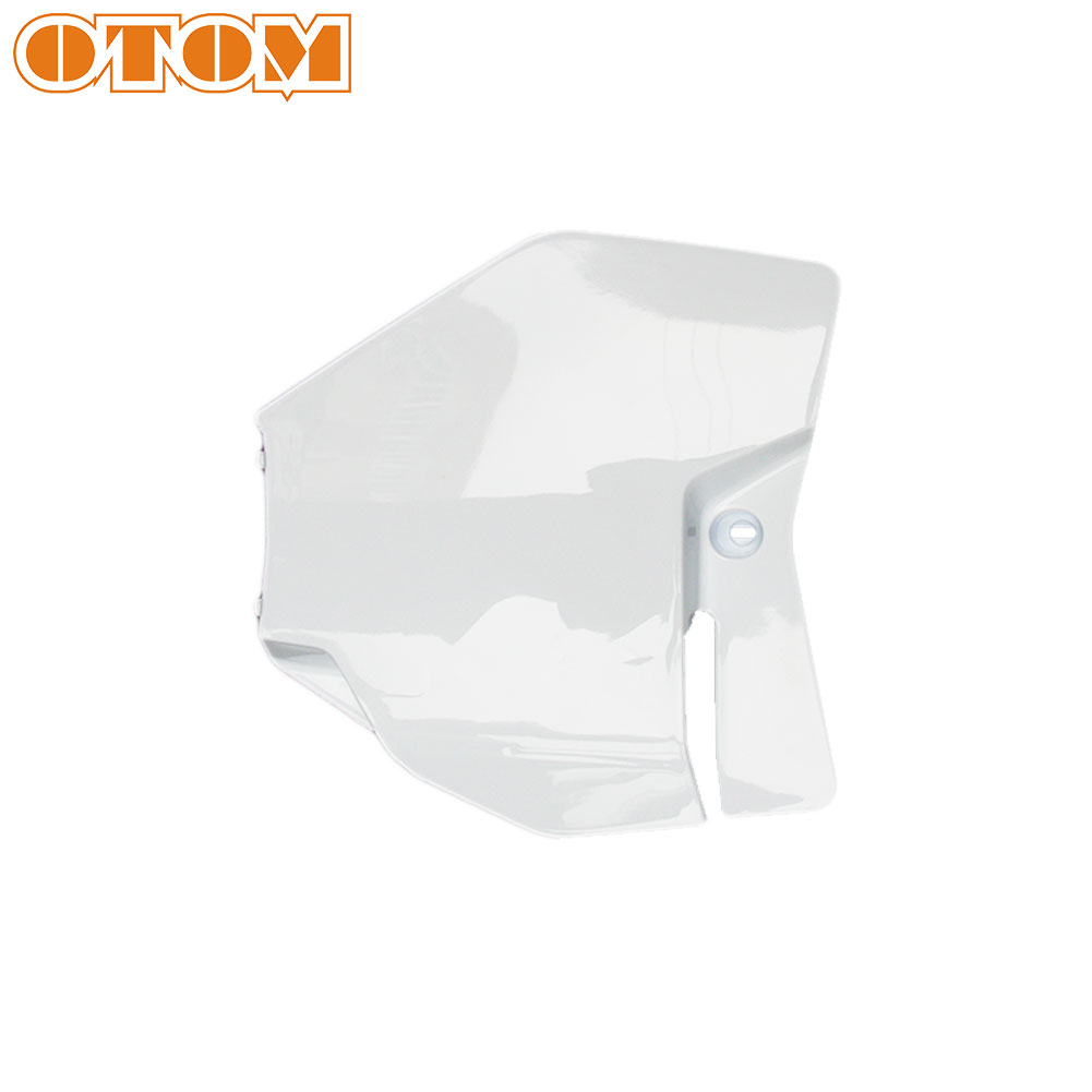 Otom frontnummerplate plastdeksel hvit oransje til ktm sx sxf  xc 125 250 350 450 skitt gruve sykkel motocross enduro nummerskilt