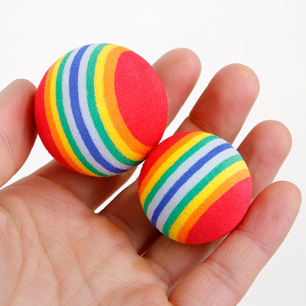 1pc regenboog hondenspeeltjes voor kleine honden interactief trainingsspel dierenbenodigdheden hondenspeelgoed bal honden kauwspeeltjes huisdieraccessoires