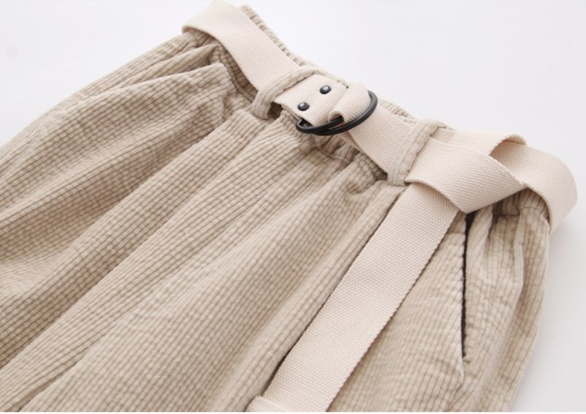 Fløjlsbukser haremsbukser efterår vinter kvinder bukser elastisk talje sashes afslappet sorte bukser pantalones mujer cintura alta
