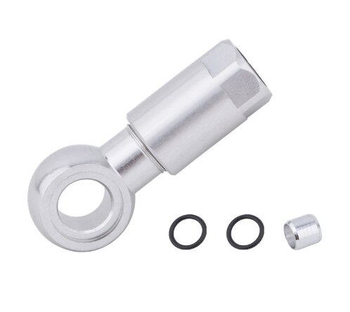 Aguja de manguera de freno de disco hidráulico para bicicleta, Oliva, SLX XT, HB-90, M775, M785, M9100, M8000: silver