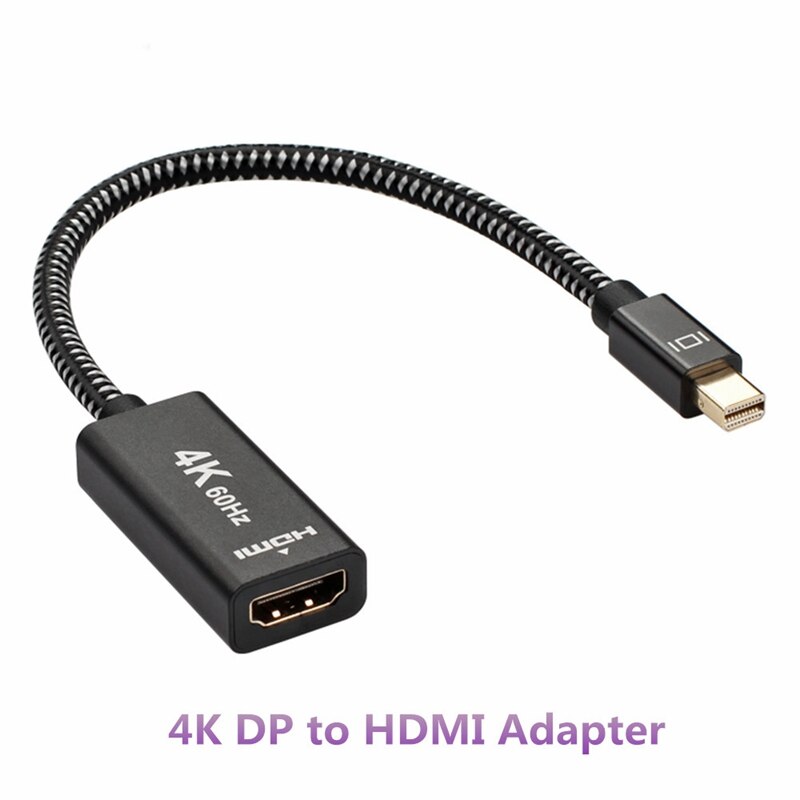 4K 60Hzmini Displayport Display Port Dp Naar Hdmi Kabel Man-vrouw Adapter Mini Displayport Voor Air 13 oppervlak Pro 4