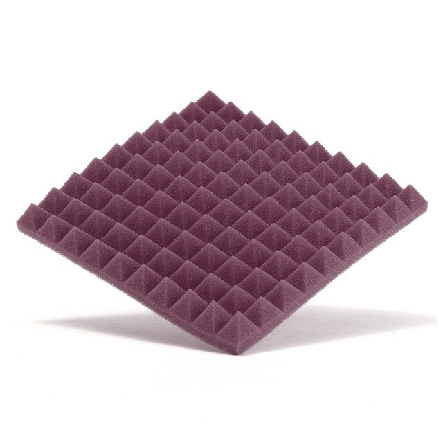 6pcs 250x250x30mm Soundproof Foam Studio High Density Acoustic Foam Sound Absorption Sponge Musical Instruments Accessories