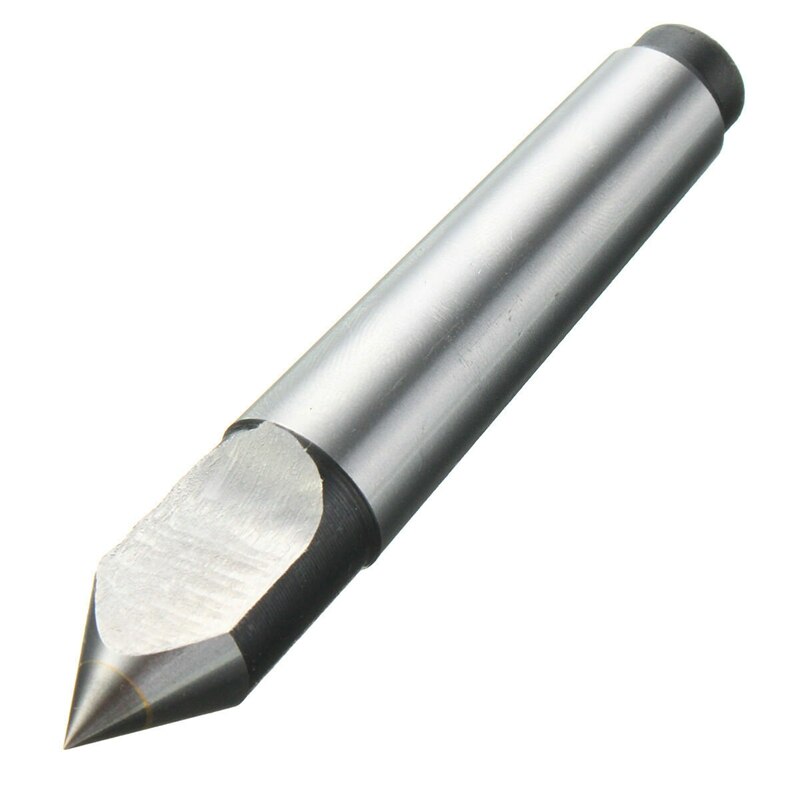 1pc mt2 morse conus 2 halve (dood) draaibank center - stalen punt