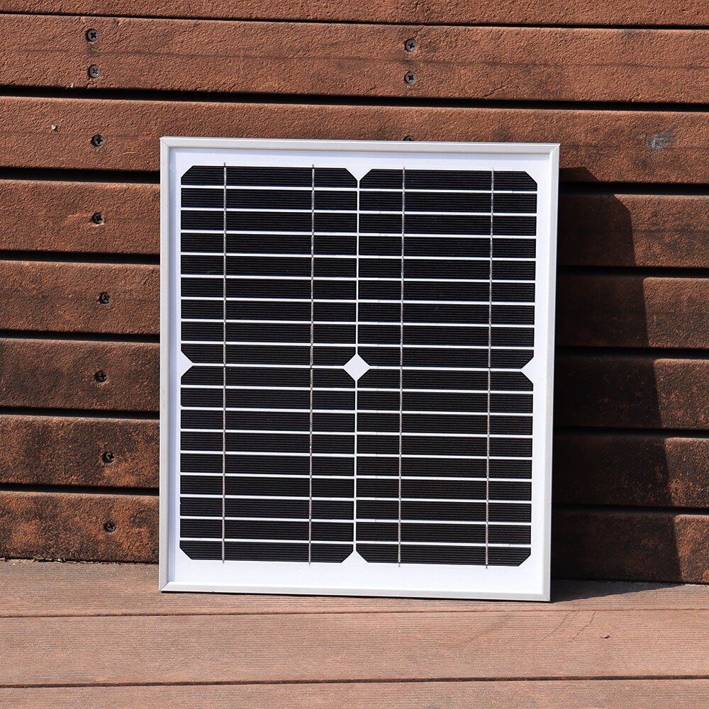10W zonnepaneel set zonnepanelen 12V Kit Glas Solar Charger System Voor Light Camera Powerbank Auto Rv Boot Waterdicht Monokristallijn reizen: 10w Glass