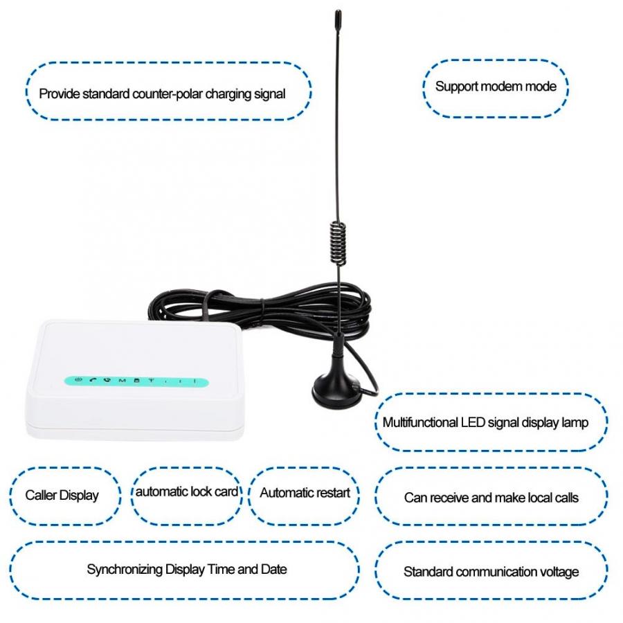 Draadloze Vaste Terminal Alarm Security Systeem Caller Gsm Wcdma 100-240V Telefono Fijo Inalambrico