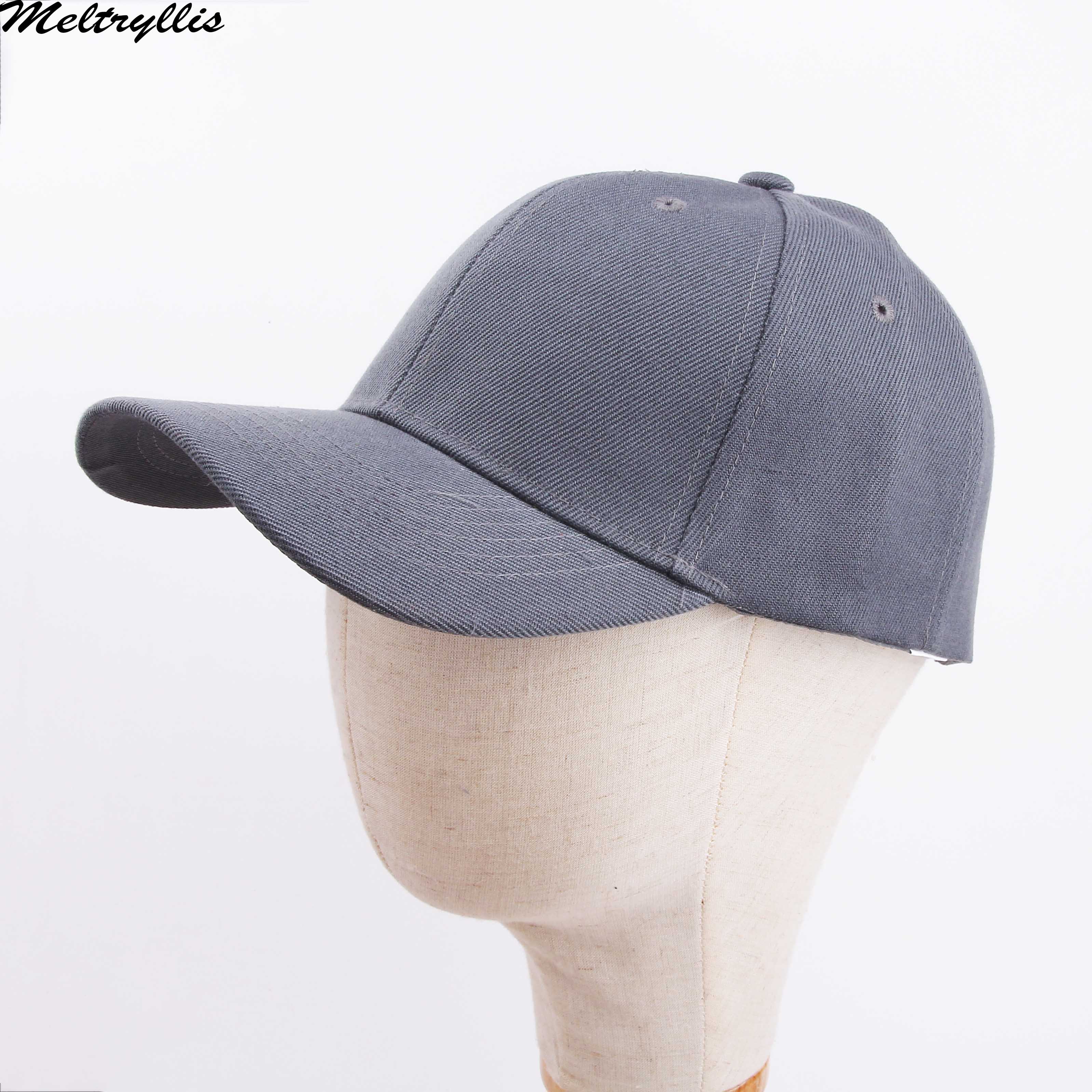 Meltryllis-casquette de Baseball unisexe, en coton, réglable, couleur unie, pour les couples, à la , pour loisirs, avec Snapback