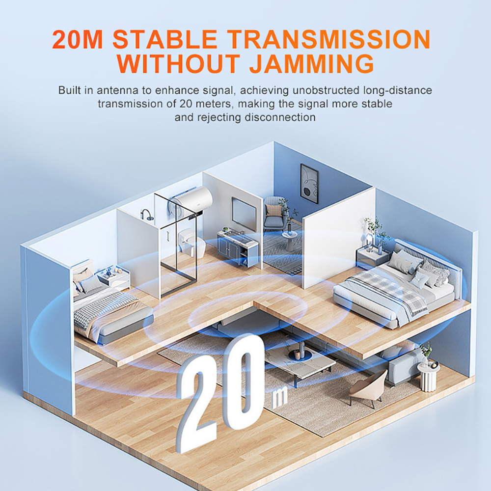 Kebidumei USB Bluetooth 5.3 Adapter Bluetooth Transmitter Receiver Audio Bluetooth Dongle Wireless USB BT 5.3 Adapter for Laptop