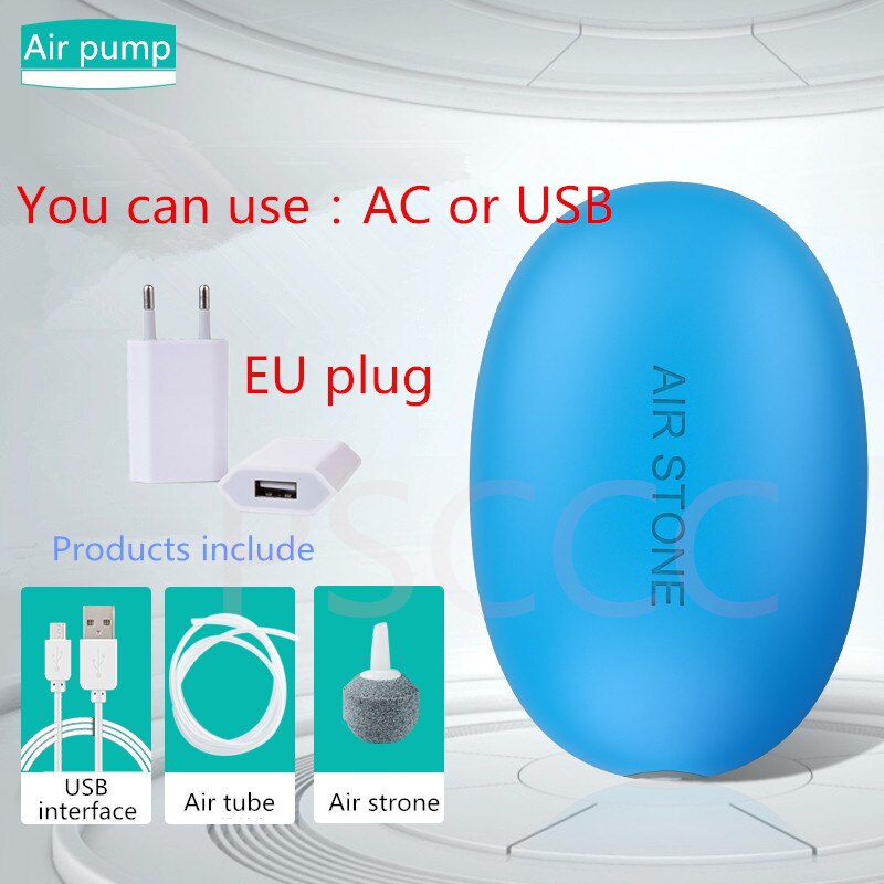 Silent Aquarium Air Pump Fish Tank Oxygen Air Compressor Aerator Aquarium Air Flow Maker Prump For Fish Marine Plant Tank
