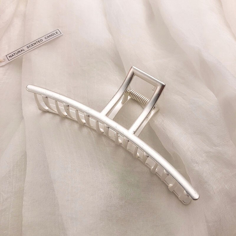 2021 mulheres meninas coreano estilo mental garras de cabelo moda geométrica acessórios para o cabelo tamanho grande simpe grampos de cabelo headwear para as mulheres