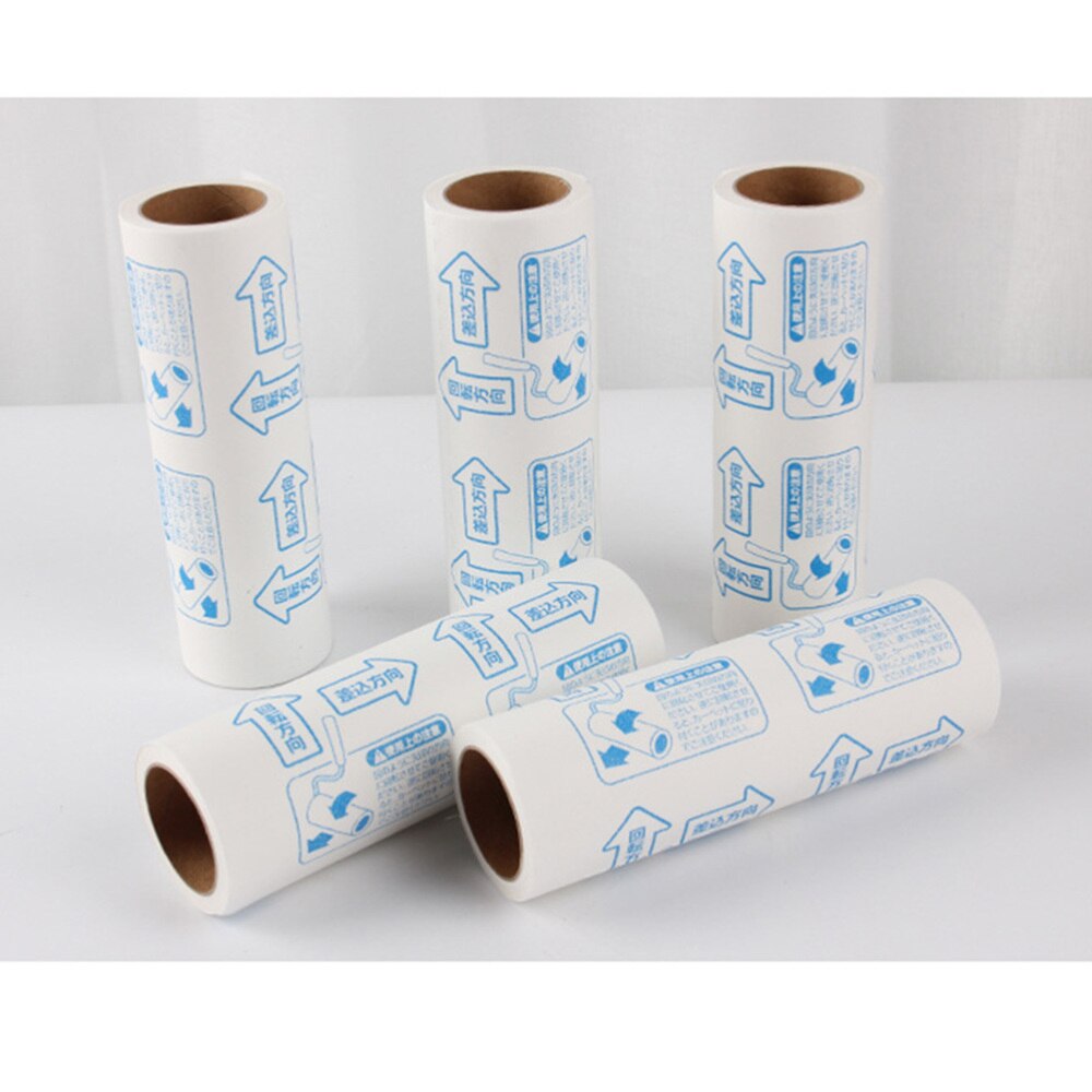 90 Sheets Sticky Paper Practical Safe Convenient Useful Roller Adhesive Paper Lint Roller Sticky Paper Hair Remover Accessories