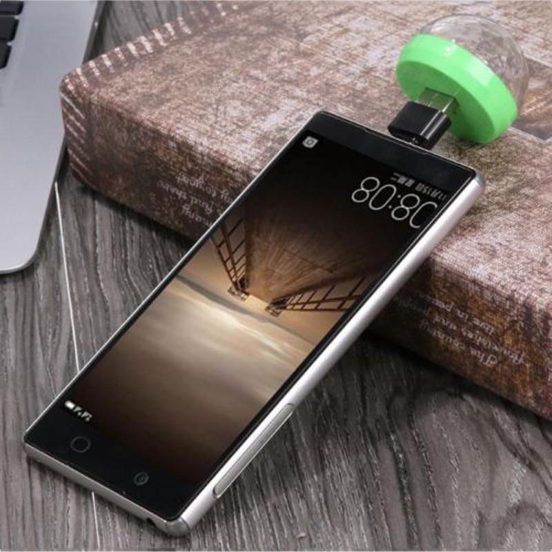 Mini lampe Disco USB pour scène, fête de noël, DJ, karaoké, voiture, téléphone portable, contrôle de la musique, boule magique en cristal, lumière colorée