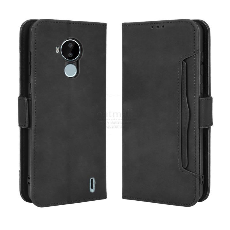 Voor Nokia C30 Wallet Case Magnetische Boek Flip Cover Voor Nokia C30 Card Foto Houder Luxe Lederen Mobiele Telefoon Fundas