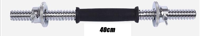ALBREDA-Barra de pesas de 35/40/45CM, mancuerna de galvanoplastia, barra recta para gimnasio, levantamiento de pesas, entrenamiento deportivo: Dorado