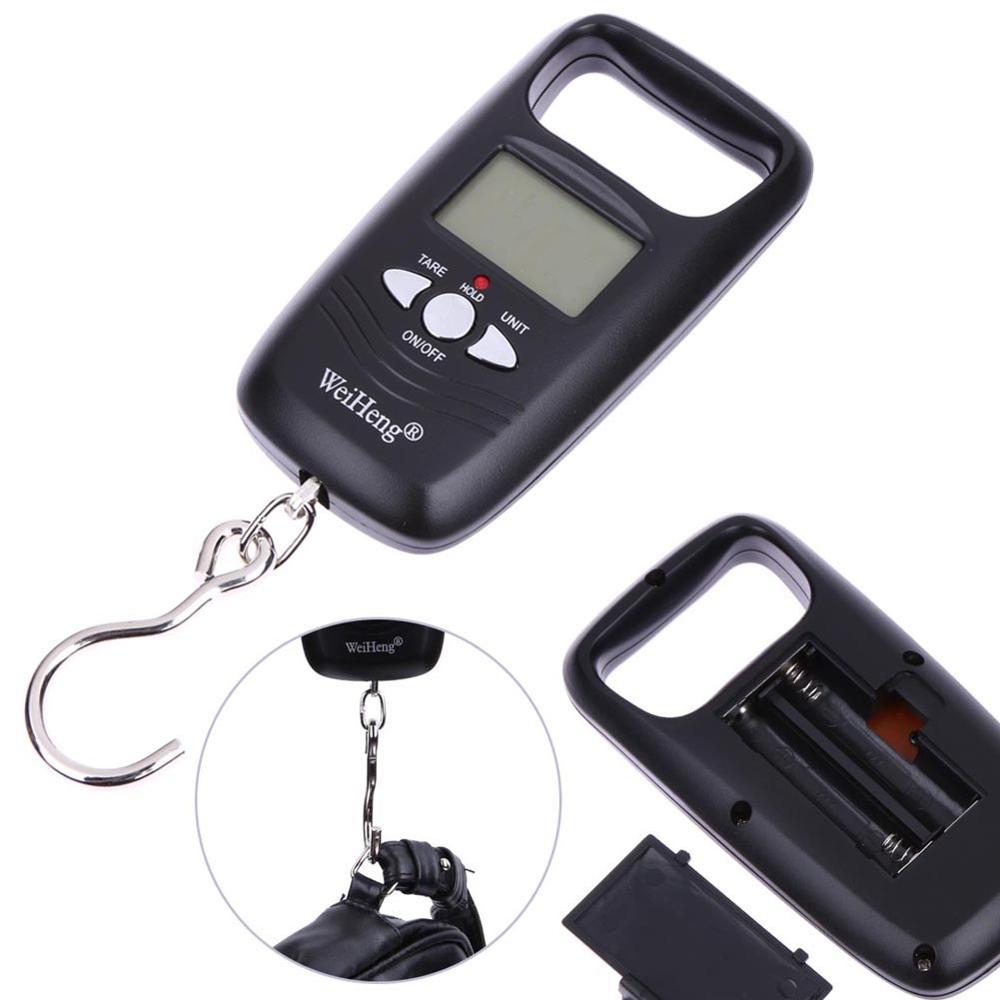 50kg/10g Digital Electric Luggage Scale LCD Display Suitcase Weight Balance Support