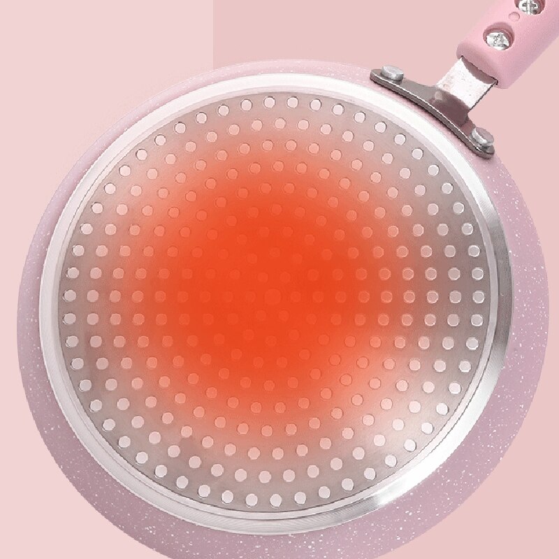 10 Inch Pink Double-Use Melaleuca Cake Pan Pan Pan Nonstick Steak Crepe Pancake Omelette