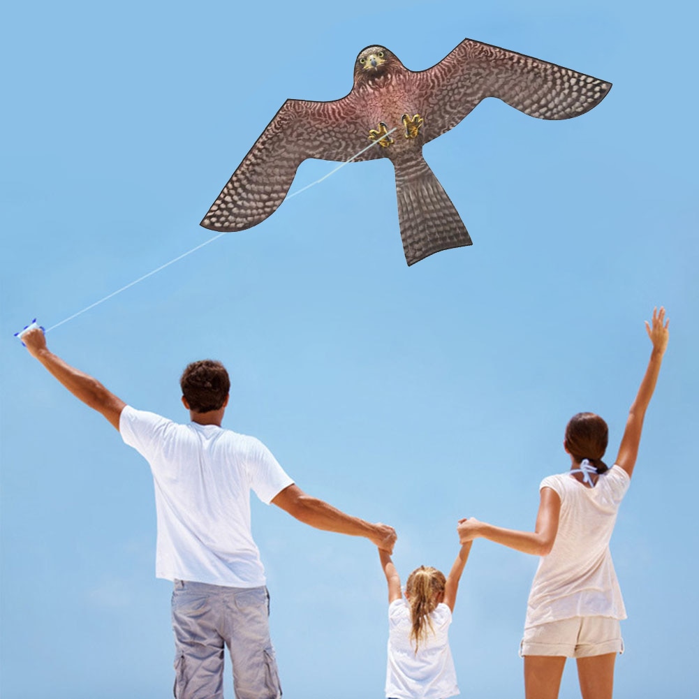 Eagle Kite Lifelike Bird Scarer Drive Bird Kite Scarecrow Decoy Toy Yard Farm Bird Repelling Flying Kite For Gardening Protector