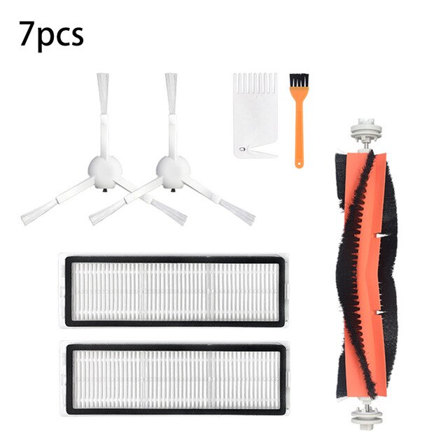 Kit De Curatare Pentru Aspirator XIAOMI MIJIA 1C STYTJ01ZHM, 1 Perie Cu Role 2 Perii Laterale 2 Carpe Pentru Mop 2 Filtre Starlight Berro 03675