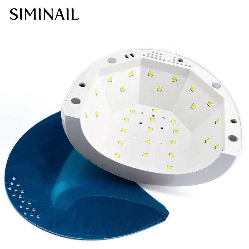 SIMINAIL-Lámpara de uñas UV de 24W/48W, 48 LED, Sun One, secador para curado de esmalte de Gel, 365 + 405nm