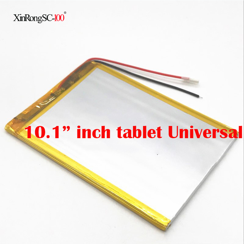 SIZE 95*125mm Universal Battery Pack For 10.1 Tablet Battery inner 6500mah 3.7V Polymer li-ion [3095125]