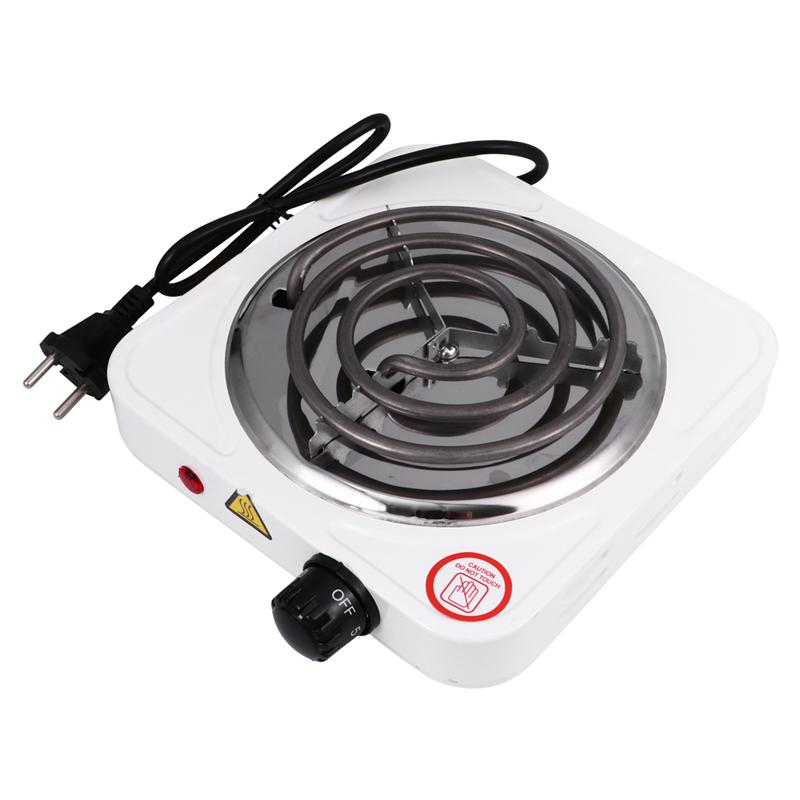 1000W grzejnik elektryczny piec praktyczny grzejnik elektryczny pojedynczy palnik podgrzewacz palnik robić podróży kuchnia kemping Dom (wtyczka nas/EU)