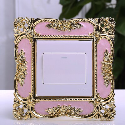 86 europeisk bryter lim smart deksel akryl stue stikkontakt erme bryter panel dekorere erme støvtett: 4