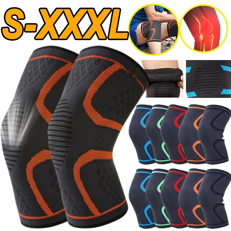 Kniebandage, Knie-Kompressionsmanschette für Knieschmerzen, Laufen, Gewichtheben, Kniebandagen, Unterstützung, atmungsaktiv, für Arthritis, Sport, Fitnessstudio