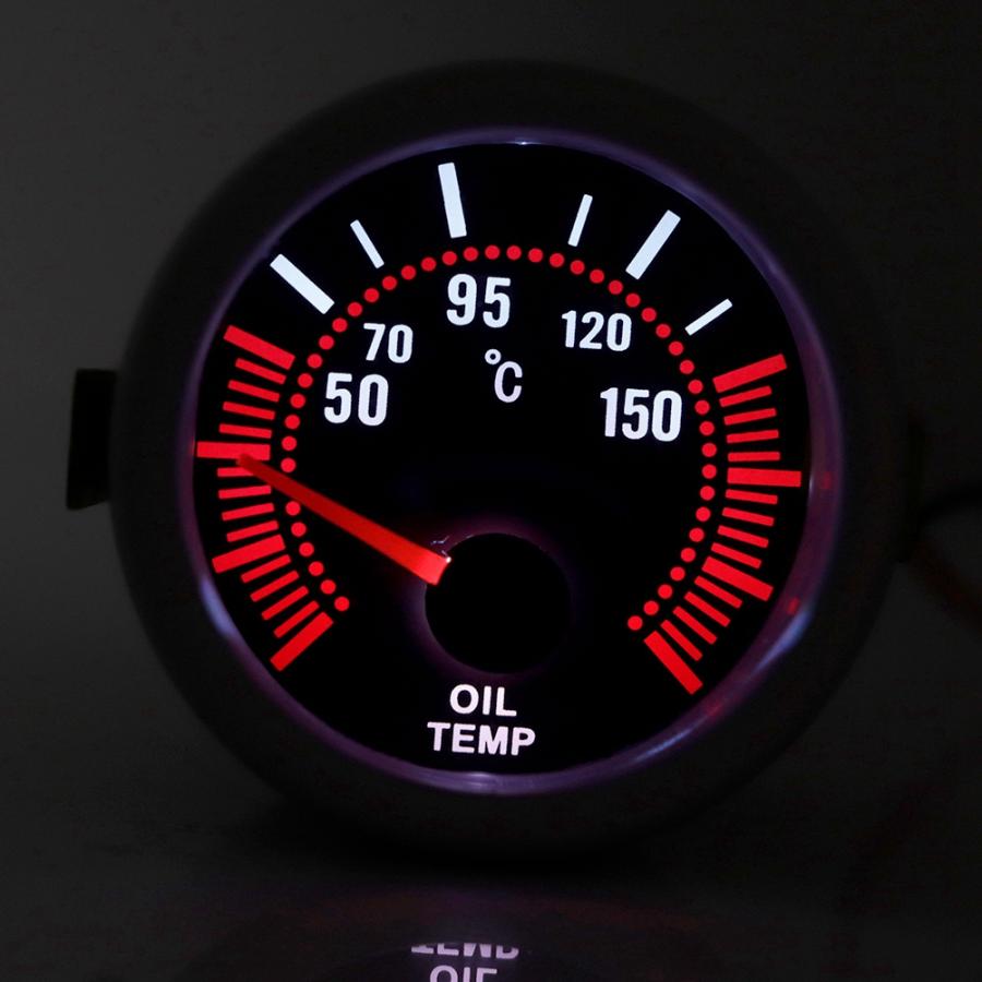 engine oil tester 2inch 52mm Universal Car Auto Oil Temp Gauge Digital Oil Temperature Meter Gauge Aluminum auto accessories