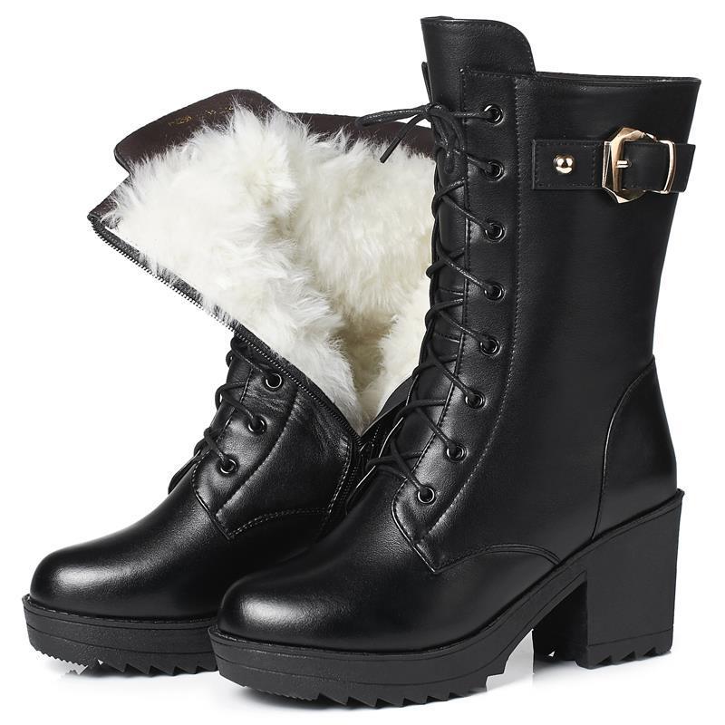 Botas bajas de motocicleta para Mujer, zapatos femeninos de plataforma con cordones, de cuero negro, Oxford, para Primavera,: 40
