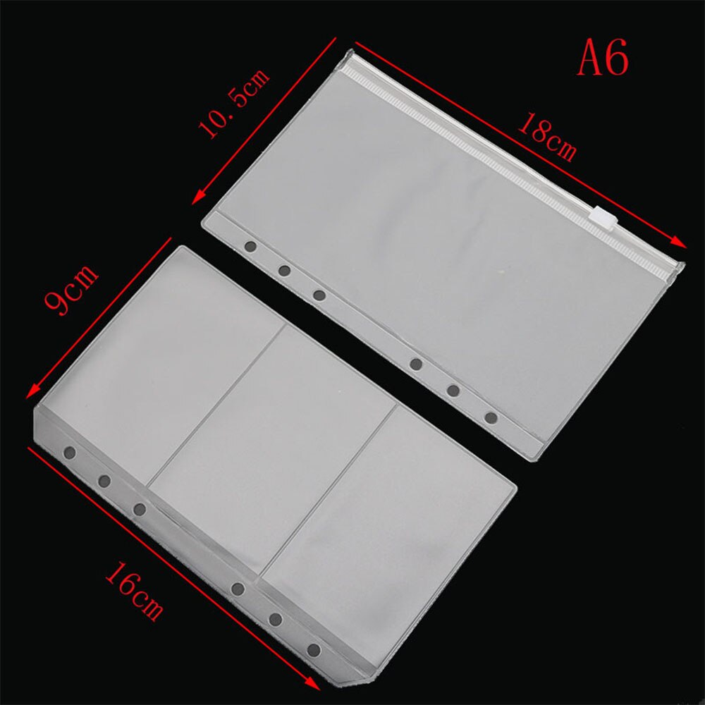 1Pcs A5 A6 Presentation Binder Folder Zipper Recei... – Grandado