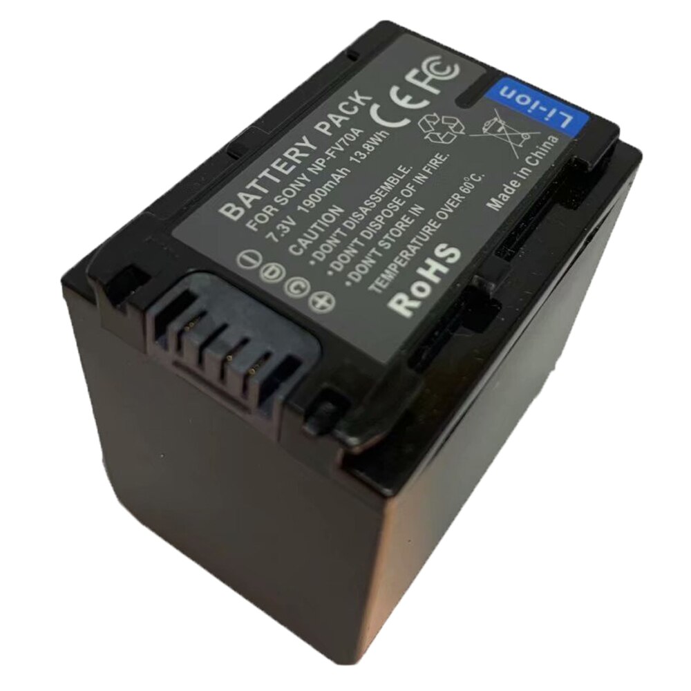 Batterie + Chargeur pour Sony NP-FV70, NP-FV70A, NP-FV100, NP-FV100A InfoLithium Série V