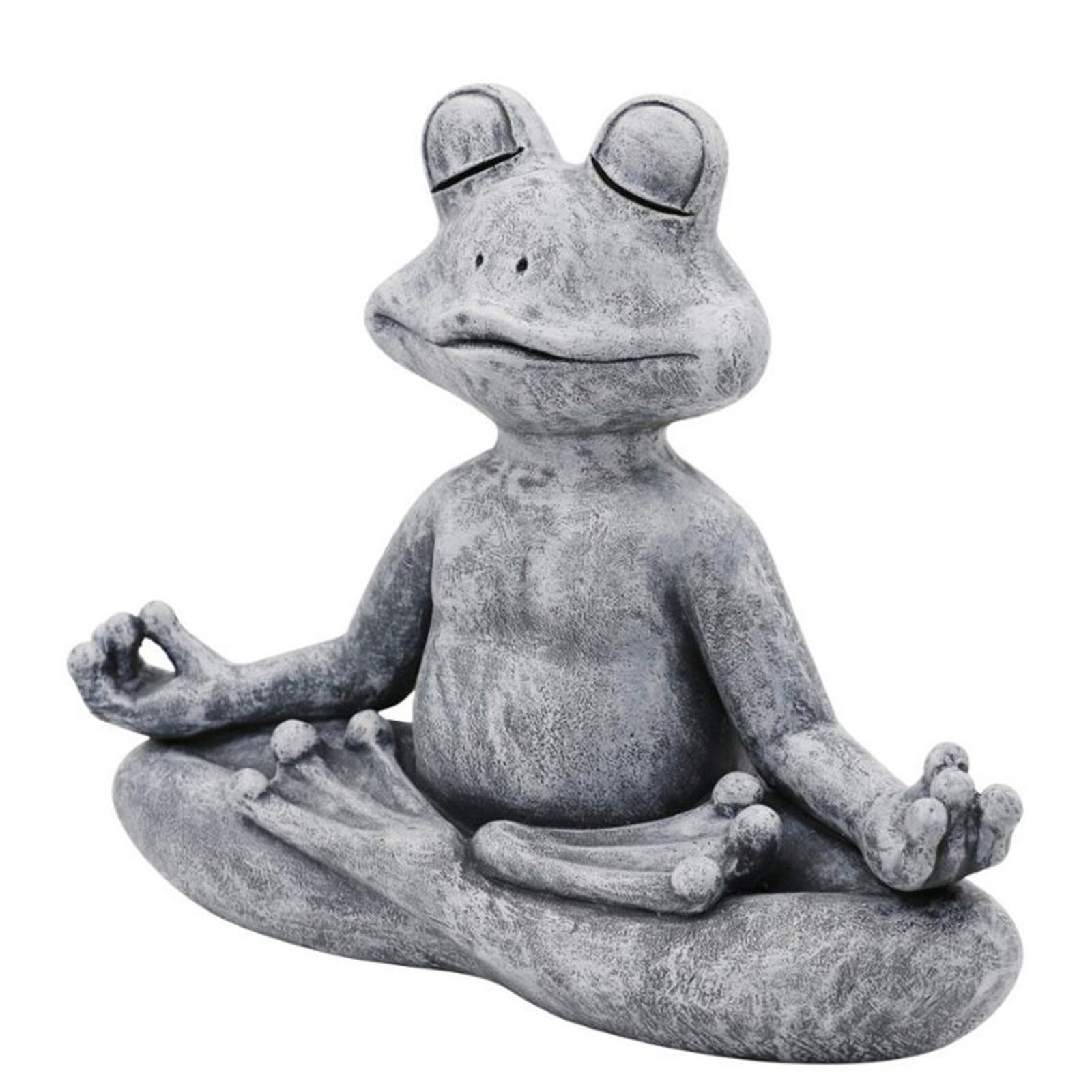 Statue de chat en forme de bouddha, 4 #, Sculpture en plein air, décoration, Art Animal, d'ornement: D