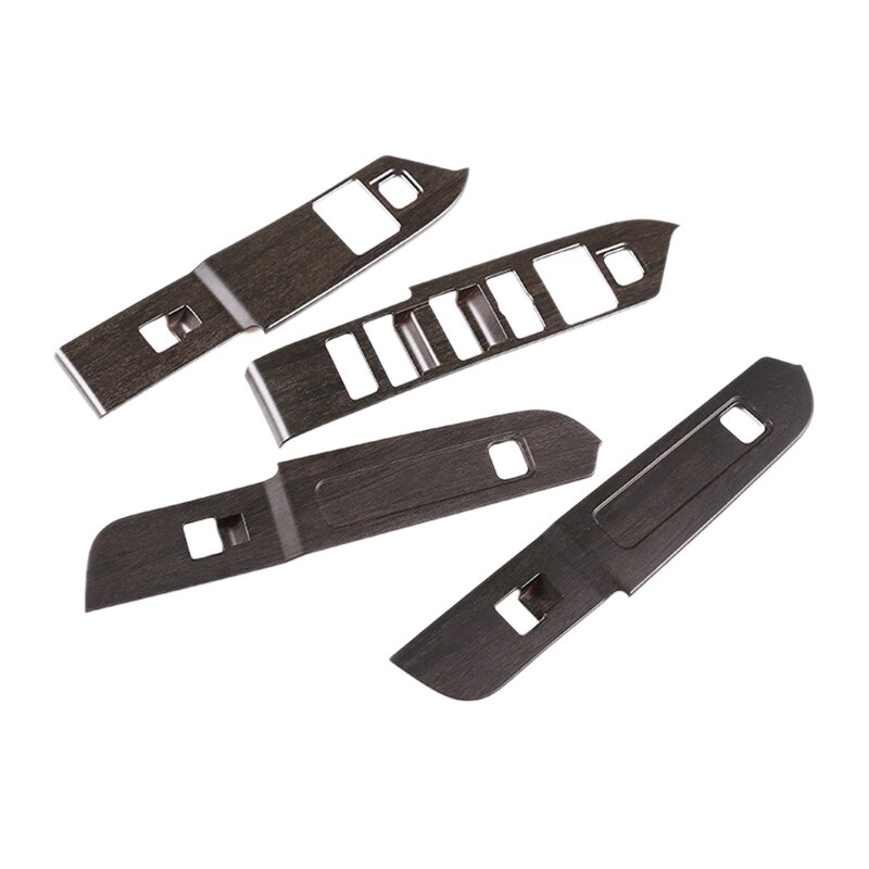 Car Accessories for Land Rover Defender ABS Window Lift Switch Buttons Frame Cover Trim Stickers RHD