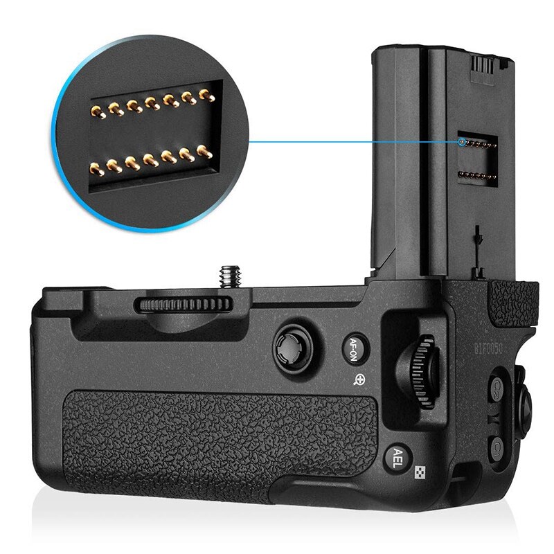 Vg-C3Em Battery Grip di Ricambio Per Sony Alpha A9 A7Iii A7Riii Lavoro Della Macchina Fotografica Reflex Digitale Con 1 Pcs Np-Fz100 Batteria